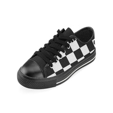Charger l&#39;image dans la galerie, L&amp;L Sneakers damier Low1 Men&#39;s Classic Canvas Shoes (Model 018) - L&amp;L since 2007
